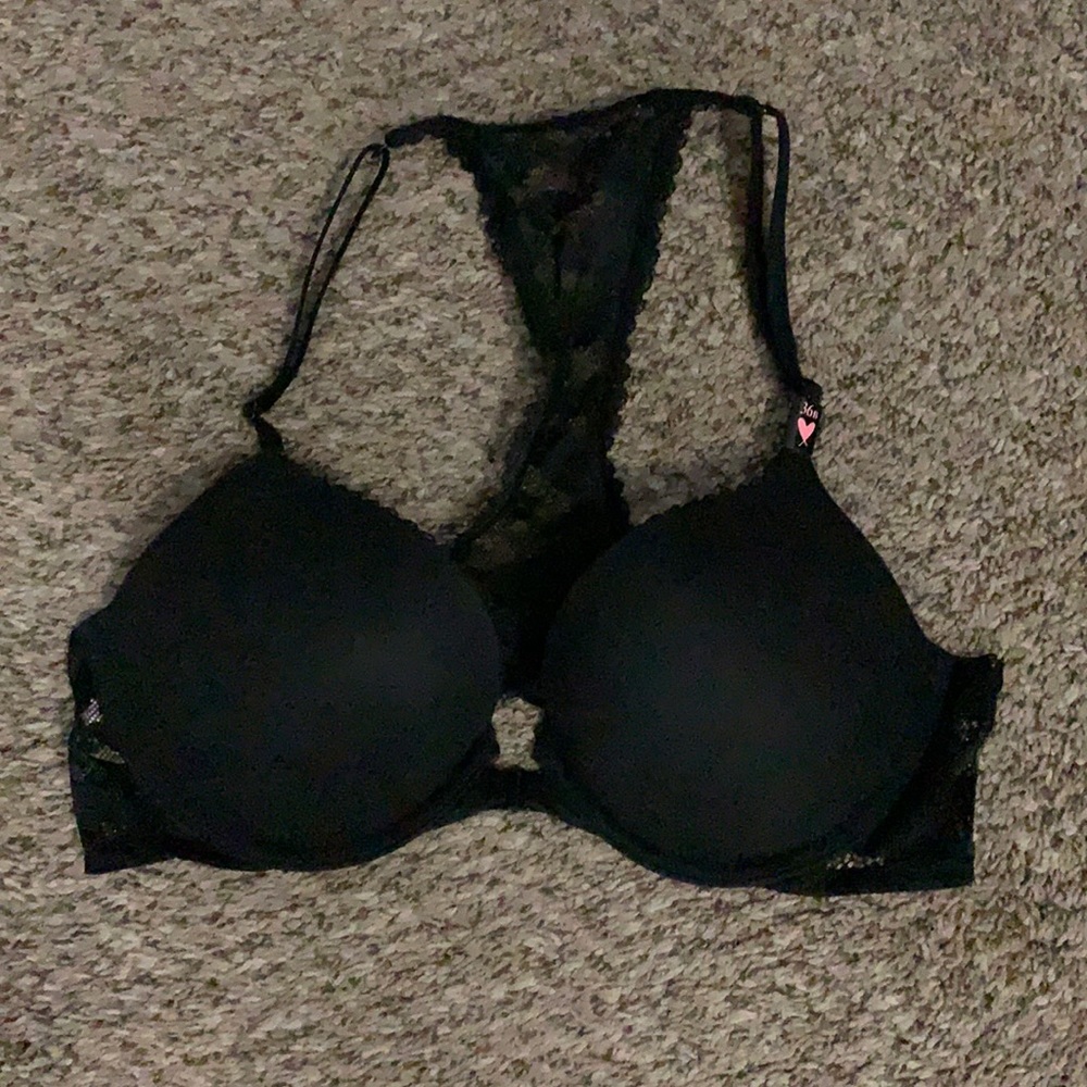Black VS bra